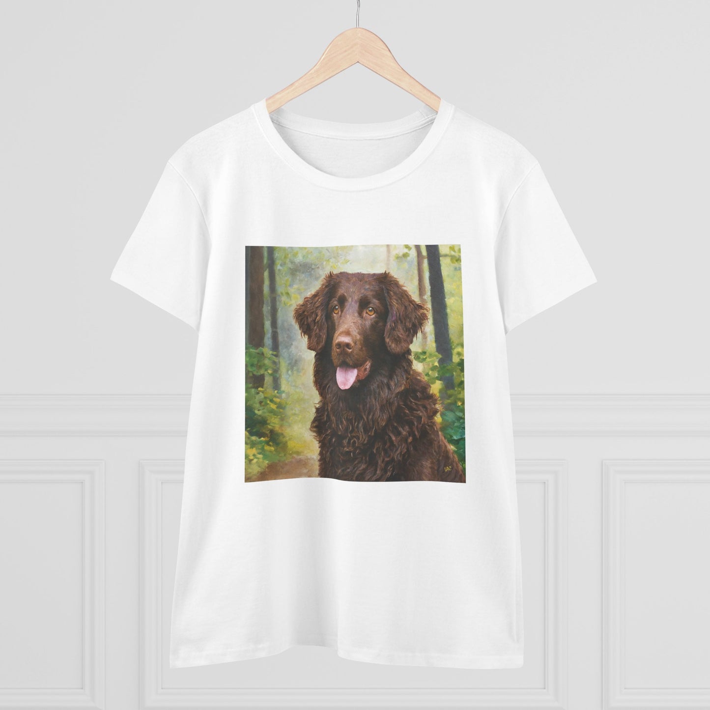 Curly-Coated Retriever Women's Midweight Cotton Tee