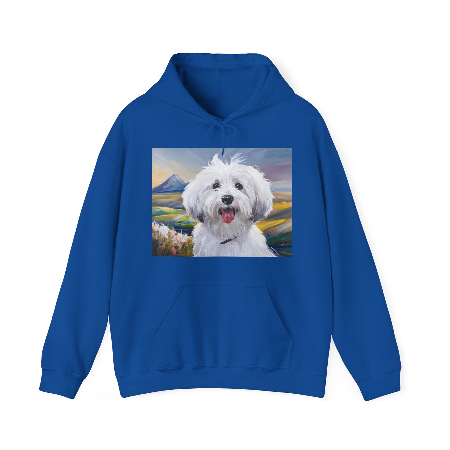 Coton de Tulear Unisex 50/50 Hooded Sweatshirt