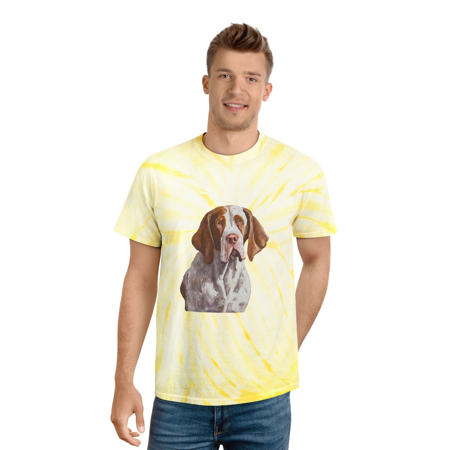 Bracco Italiano Classic Tie-Dye Tee, Cyclone