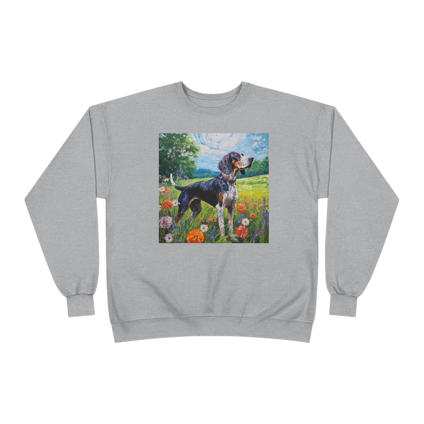 Bluetick Coonhound Unisex Fleece-Lined Crewneck Sweatshirt