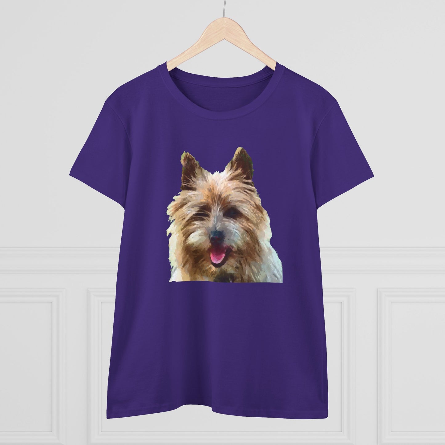 Cairn Terrier 'Toto' Women's Midweight Cotton Tee