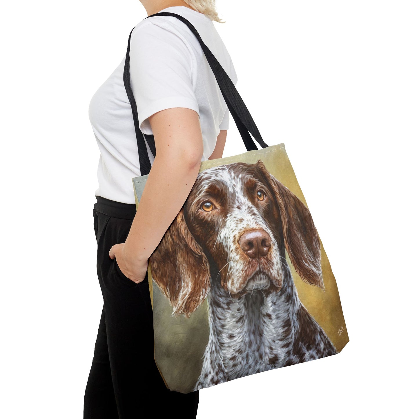 German Wirehaired Pointer Tote Bag (AOP)