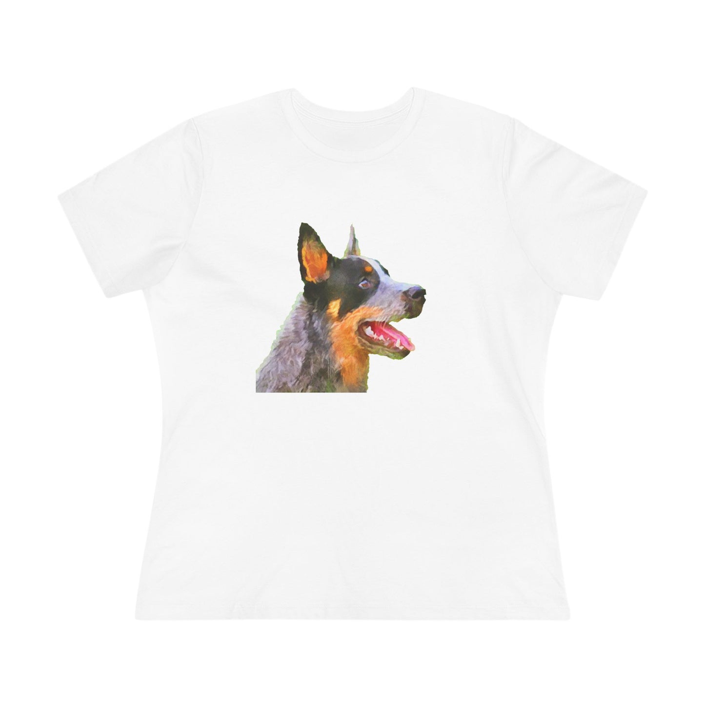 Blue Heeler - Australian Cattle Dog 'Percy' Women's Relaxed Fit Cotton Tee