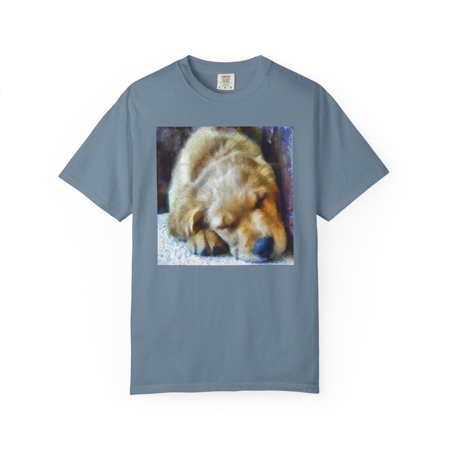 Golden Retriever 'Zuko' Unisex-Adult Relaxed Fit Garment-Dyed T-shirt