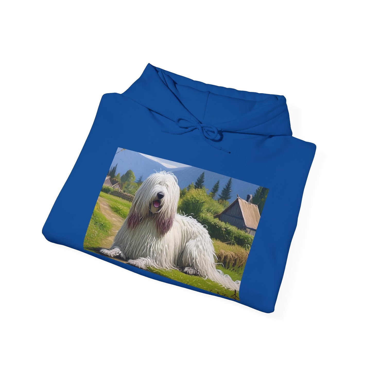 Hungarian Komondor 50/50 Hooded Sweatshirt