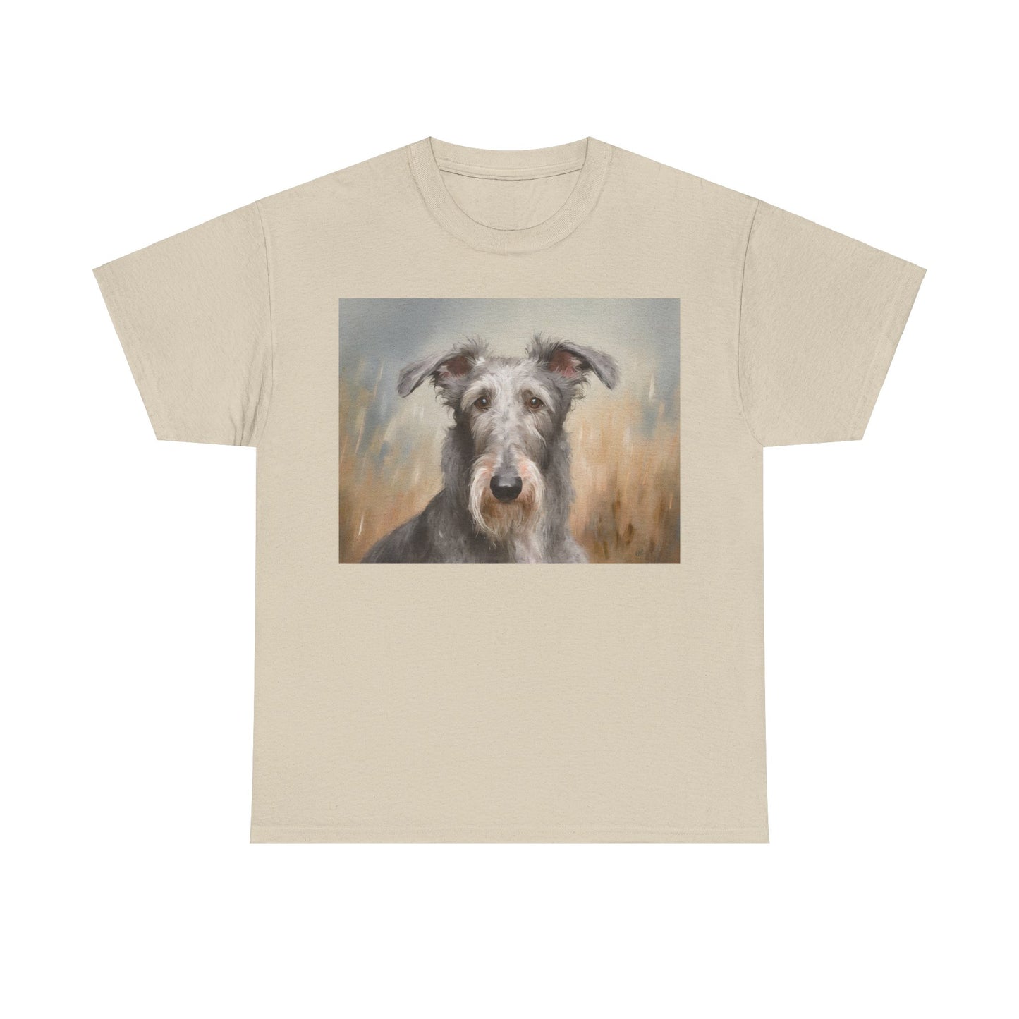Elegant Scottish Deerhound Unisex Heavy Cotton Tee