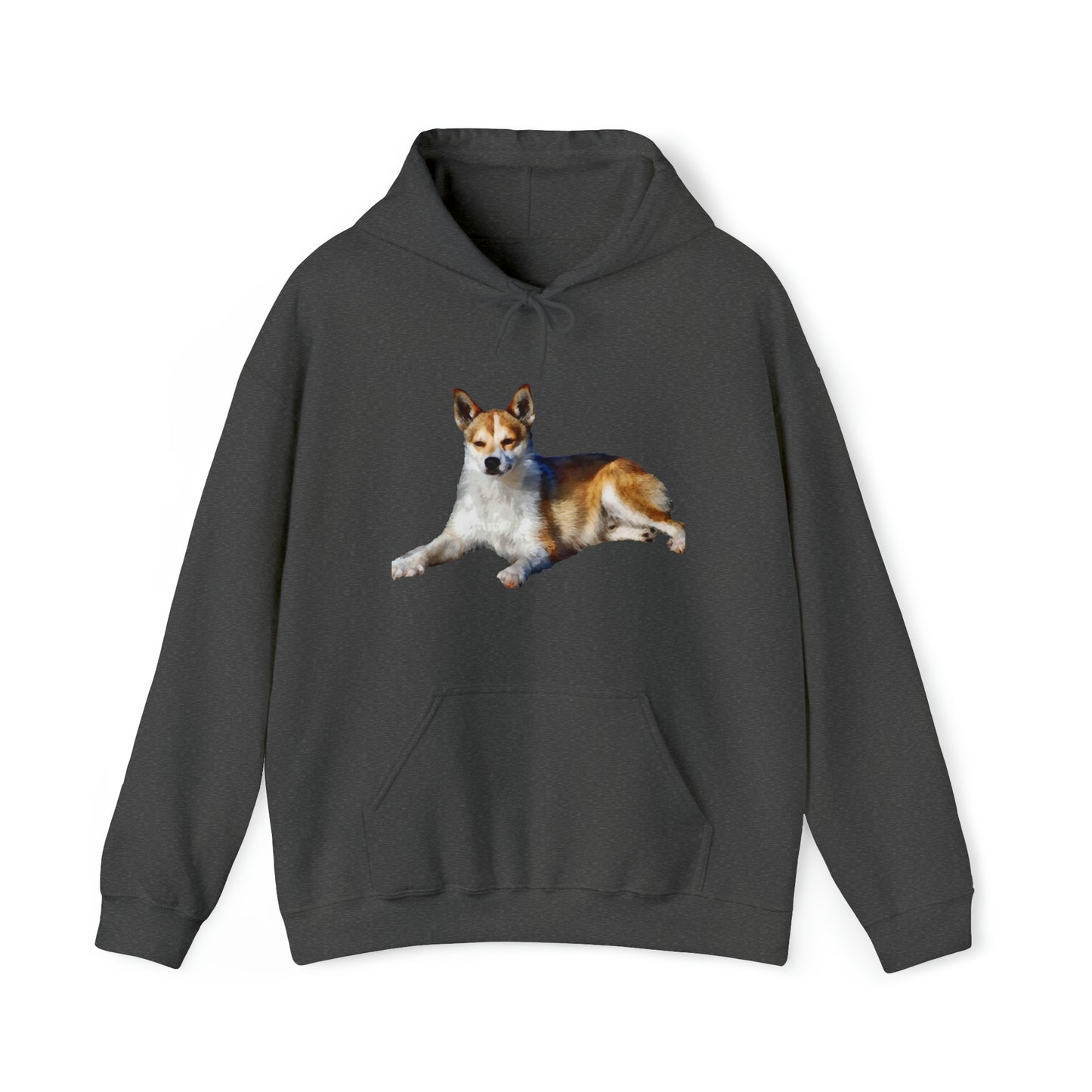 Norwegian Lundehund Unisex 50/50 Hooded Sweatshirt