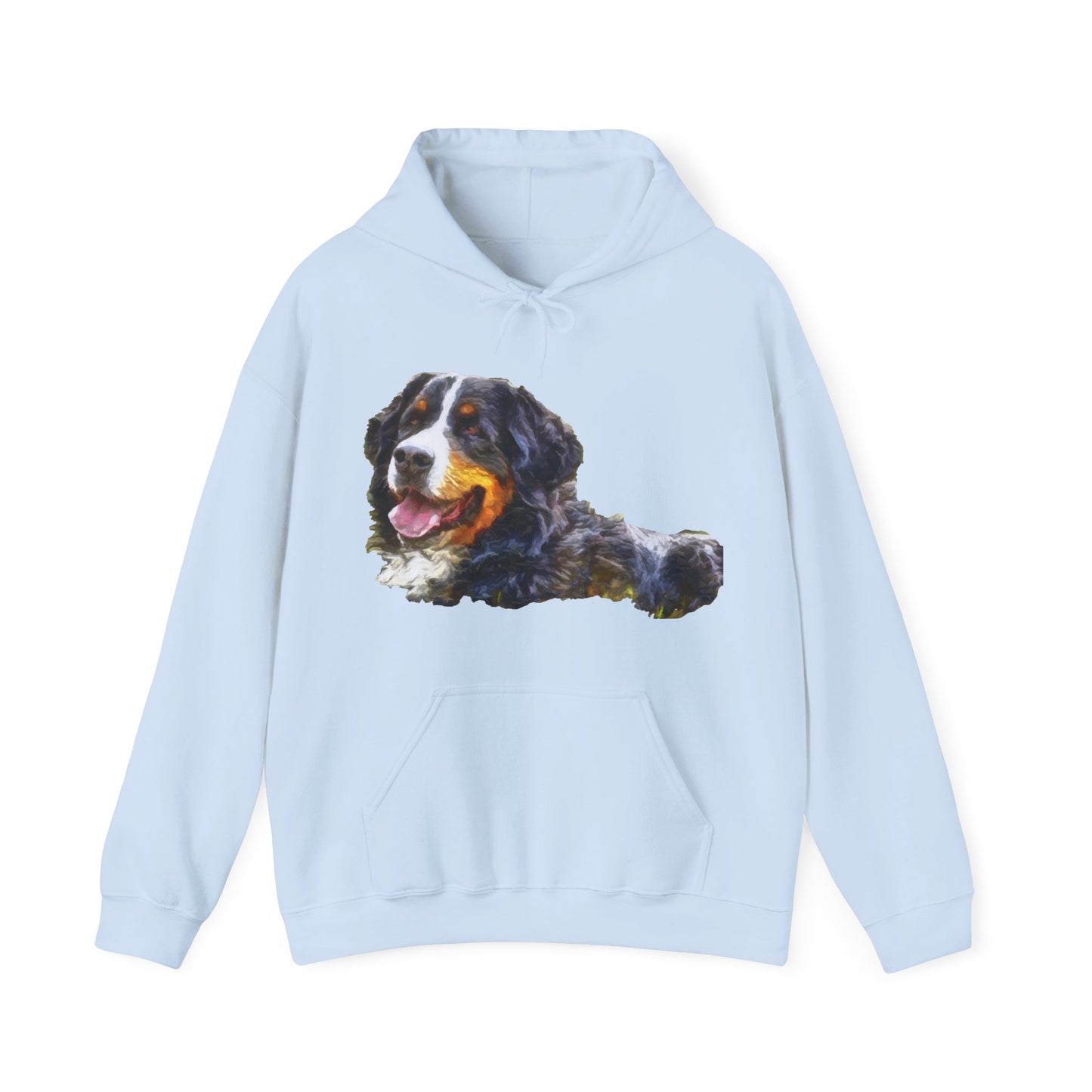 Bernese Mountain Dog Unisex 50/50 Hoodie: Your Comfy Sidekick