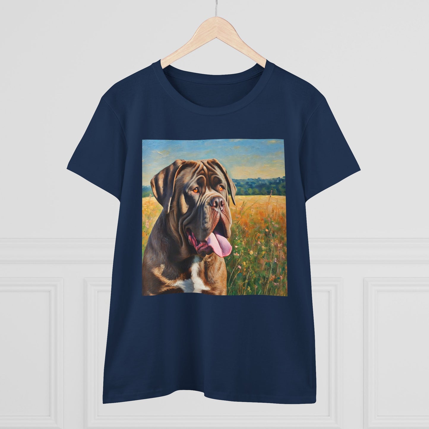 Neopolitan Mastiff Women's Midweight Cotton Tee
