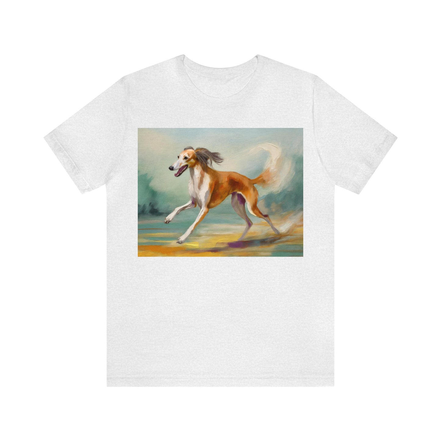 Saluki 'On the Run' - Classic Jersey Short Sleeve Tee