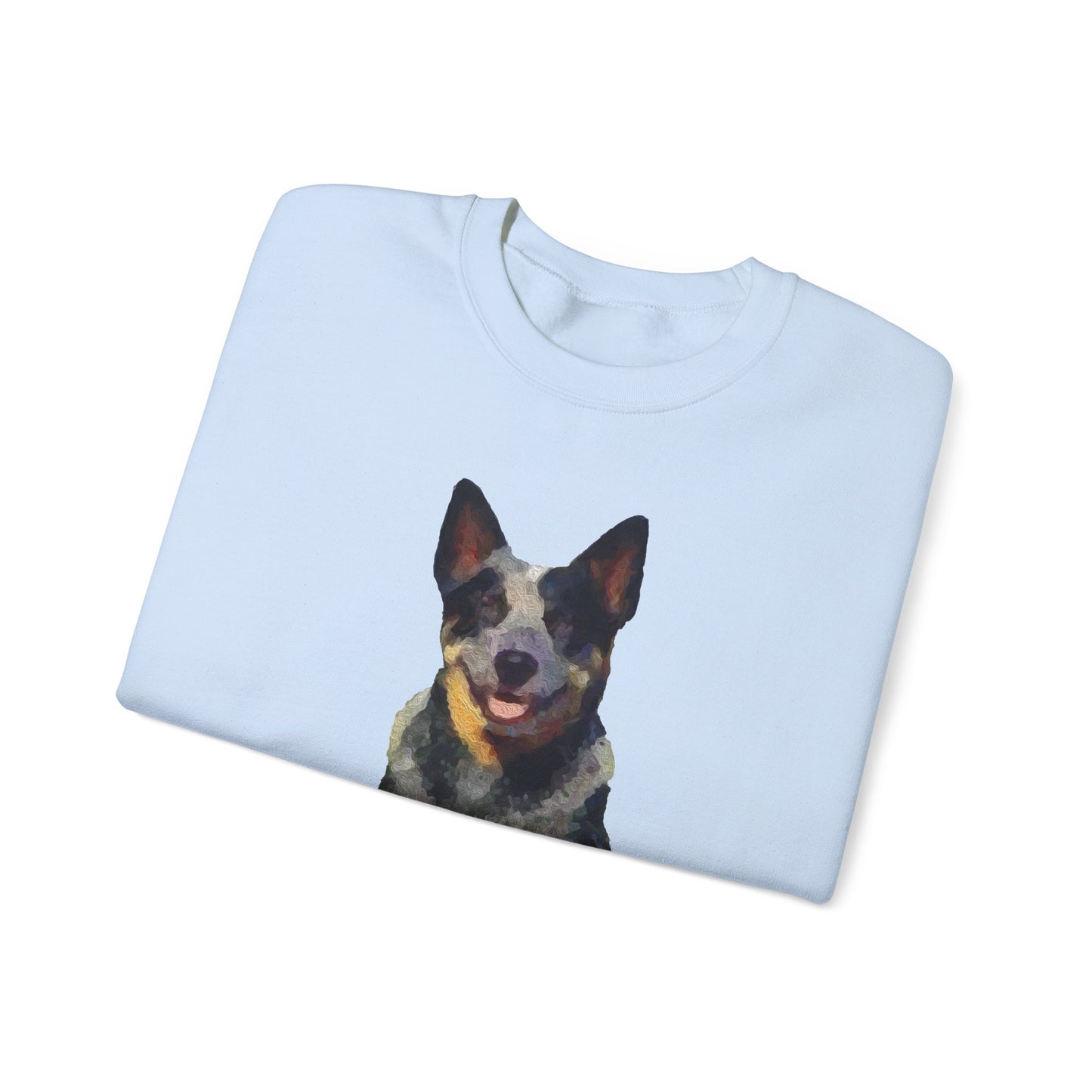 Blue Heeler 'Bailey' - Australian Cattle Dog Unisex 50/50 Crewneck Sweatshirt