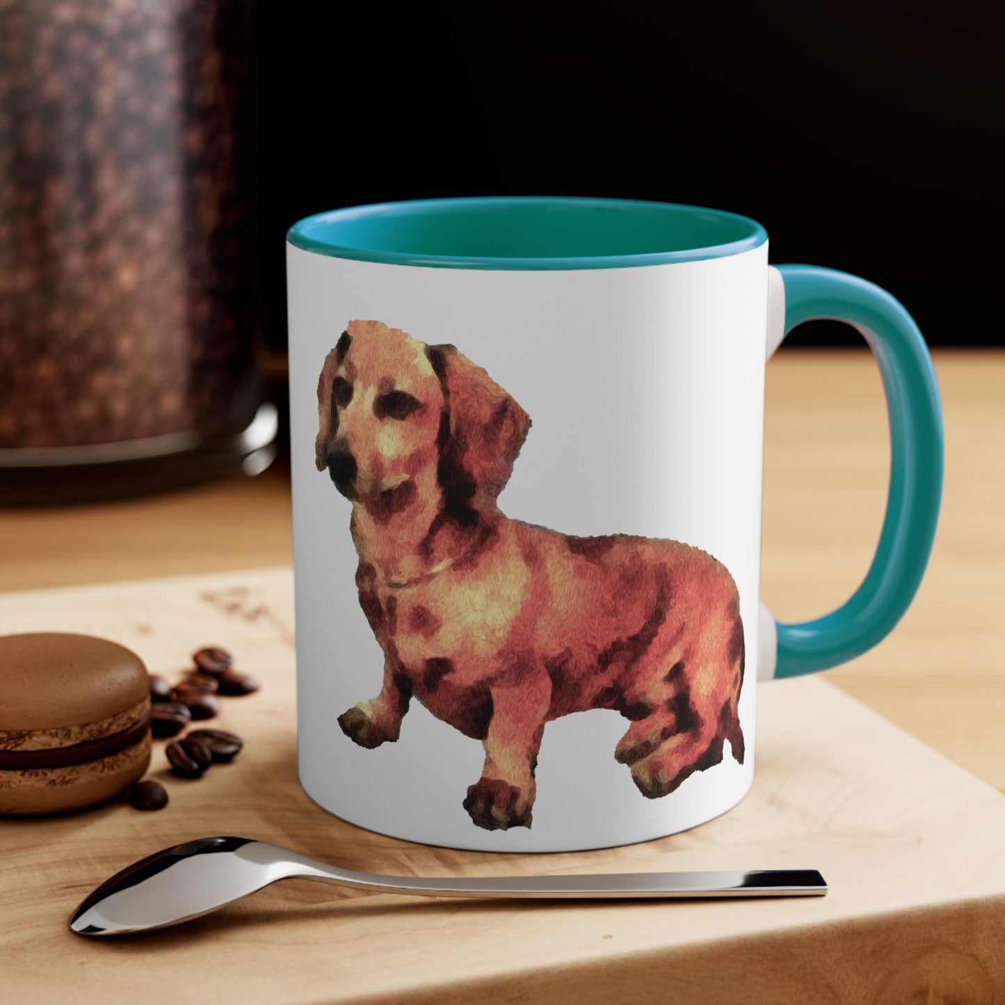 Dachshund 'Simone' Ceramic Accent Coffee Mug, 11oz