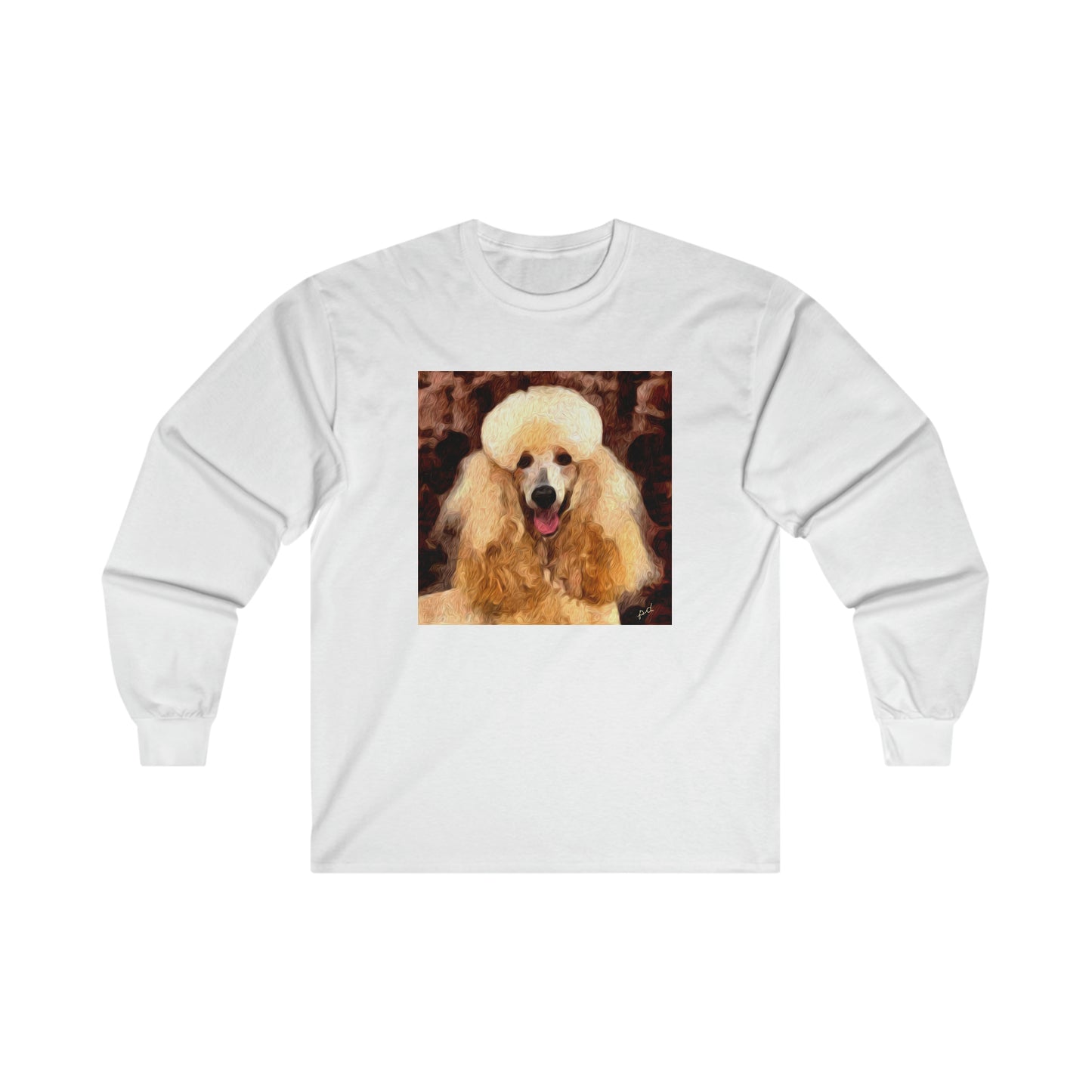 Poodle Unisex Cotton Long Sleeve Tee