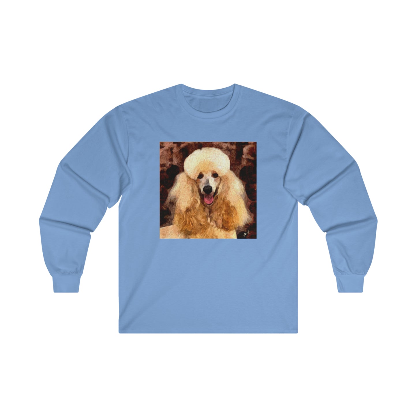 Poodle Unisex Cotton Long Sleeve Tee
