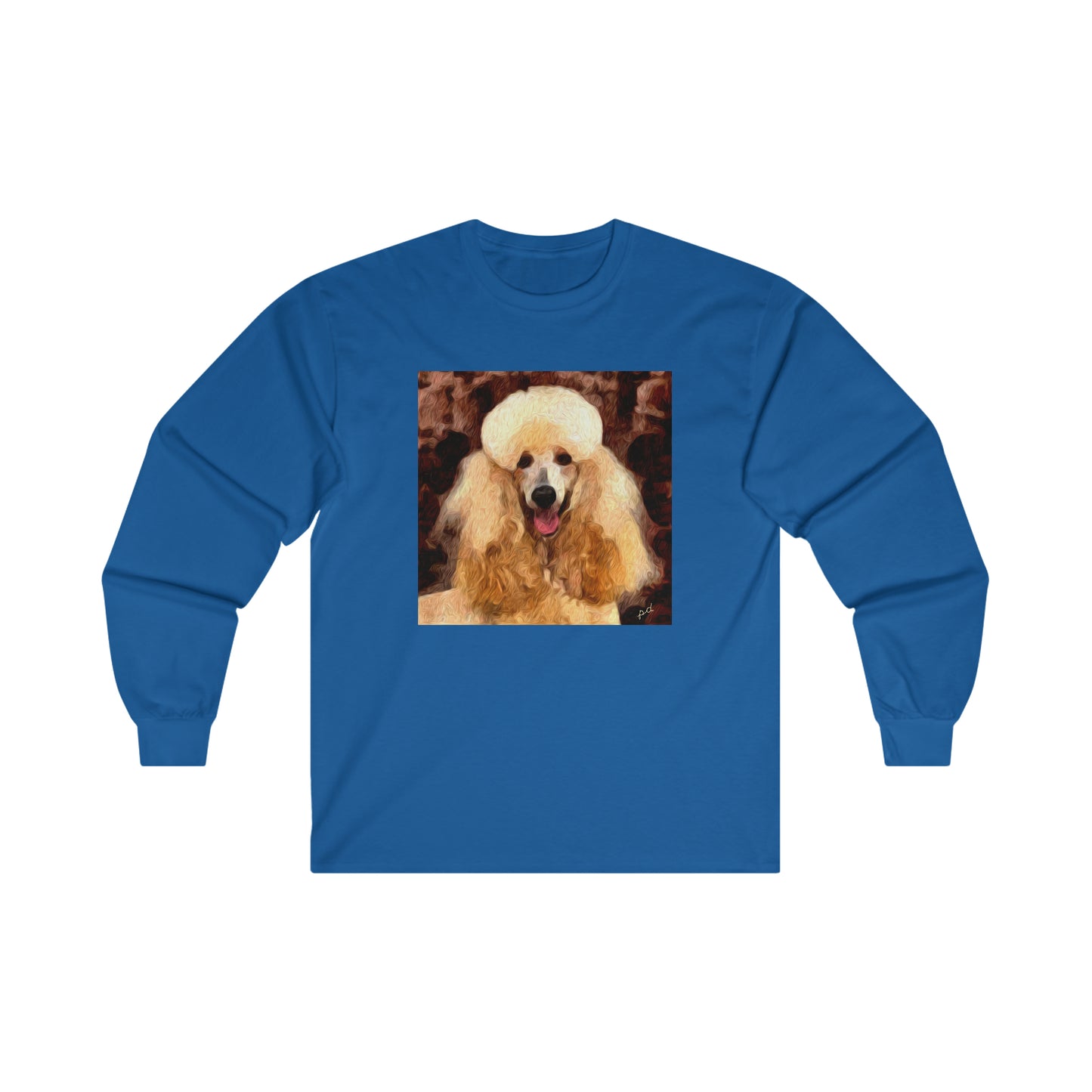 Poodle Unisex Cotton Long Sleeve Tee