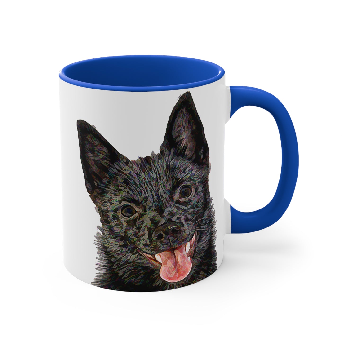Schipperke Accent Coffee Mug, 11oz