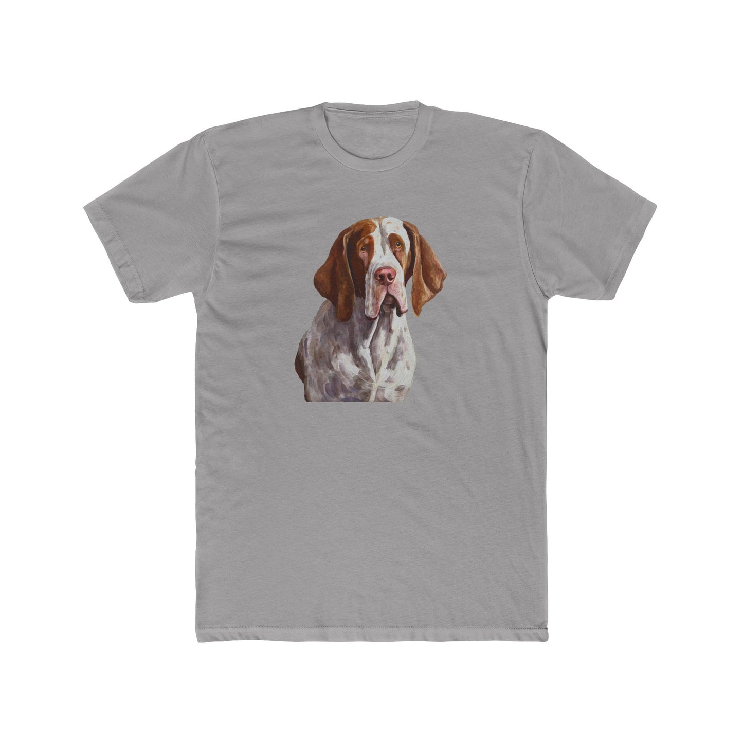 Bracco Italiano Men's Fitted Cotton Crew Tee