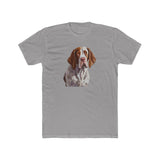 Bracco Italiano Men's Fitted Cotton Crew Tee