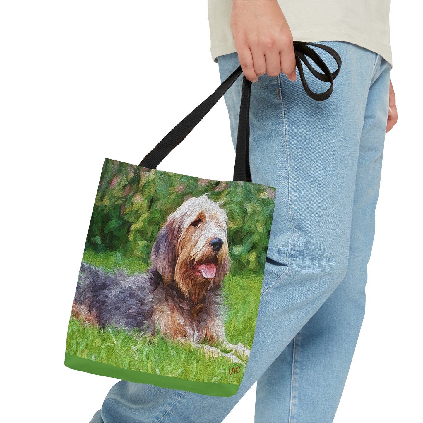 Otterhound Polyester Tote Bag