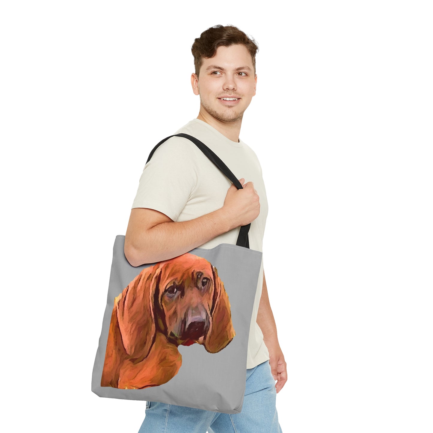 Redbone Coonhound Tote Bag