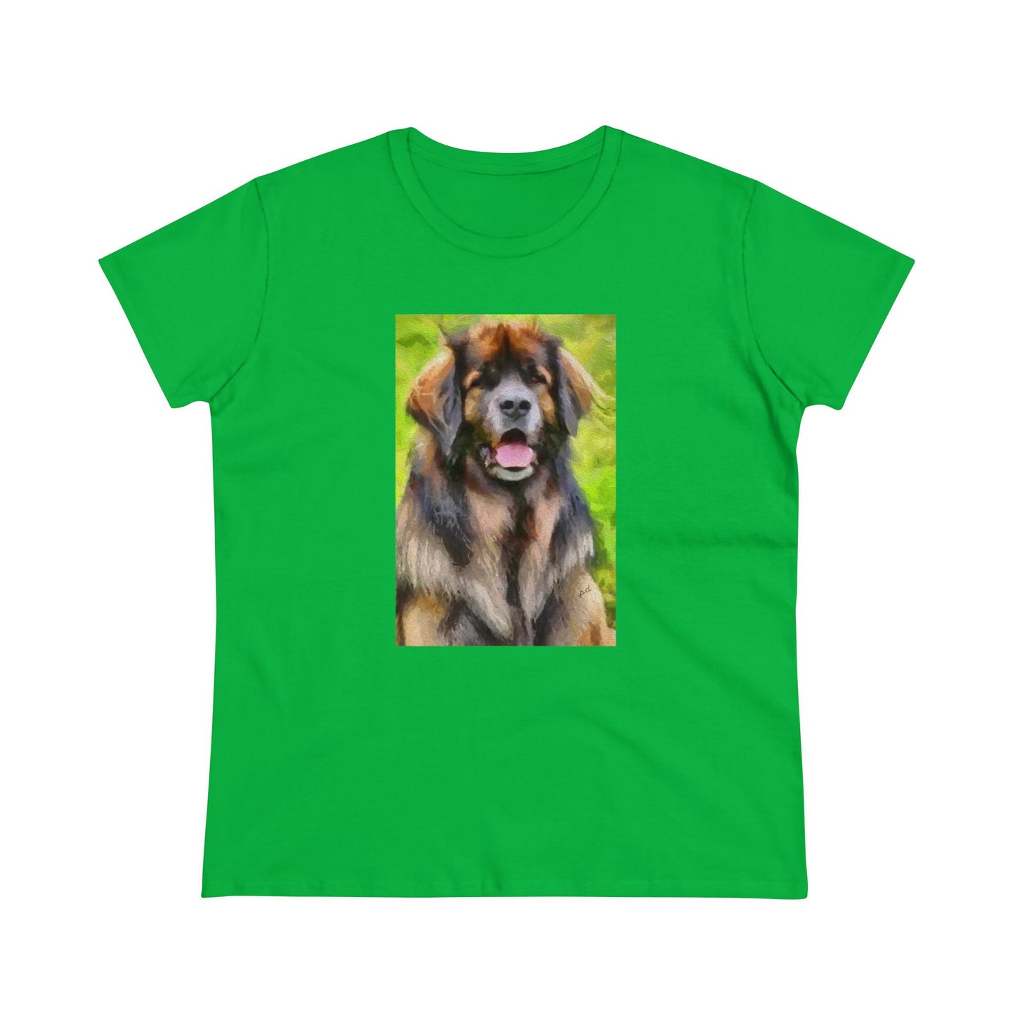 Leonberger Women's Midweight Cotton Tee