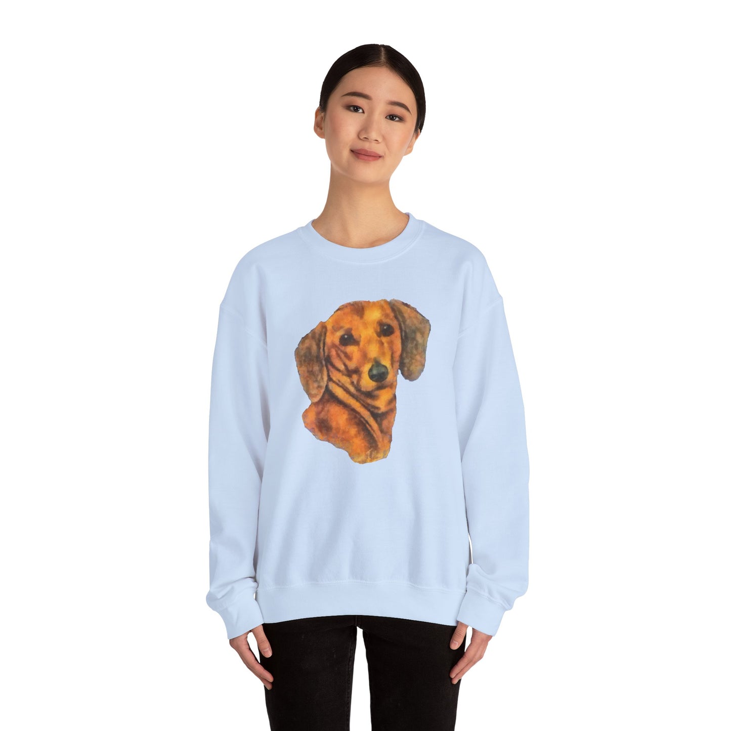 Dachshund 'Doxie #1' Unisex 50/50 Crewneck Sweatshirt