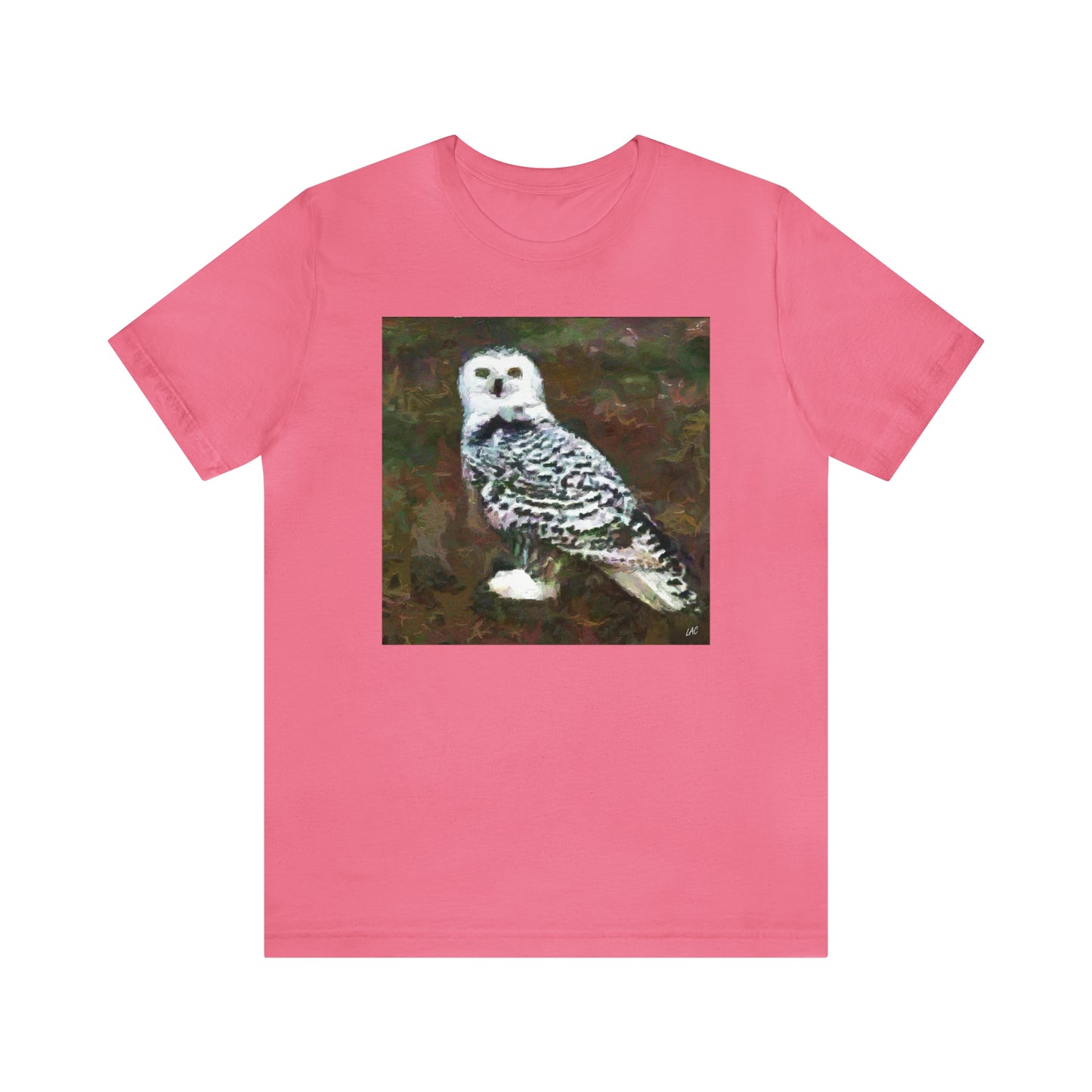 Snowy White Owl - - Classic Jersey Short Sleeve Tee