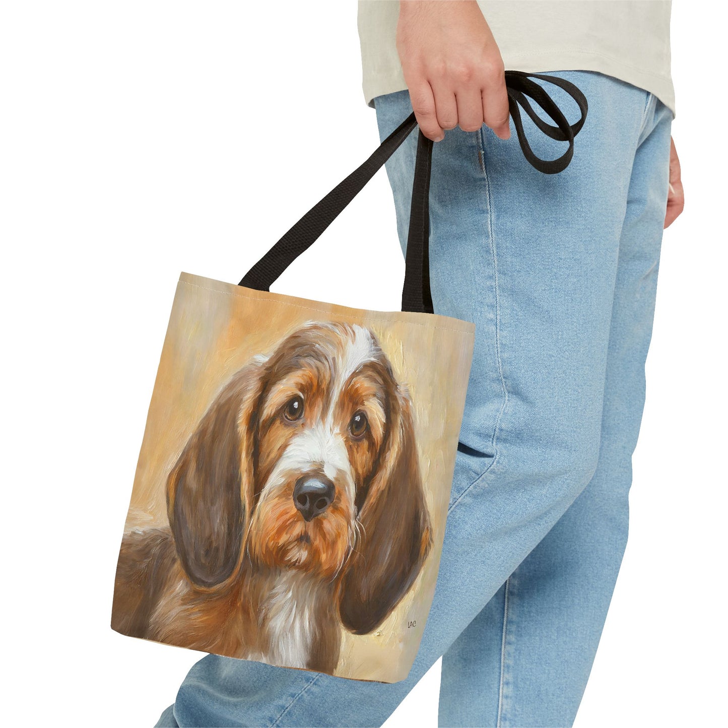 Basset Fauve de Bretagne Polyester Tote Bag