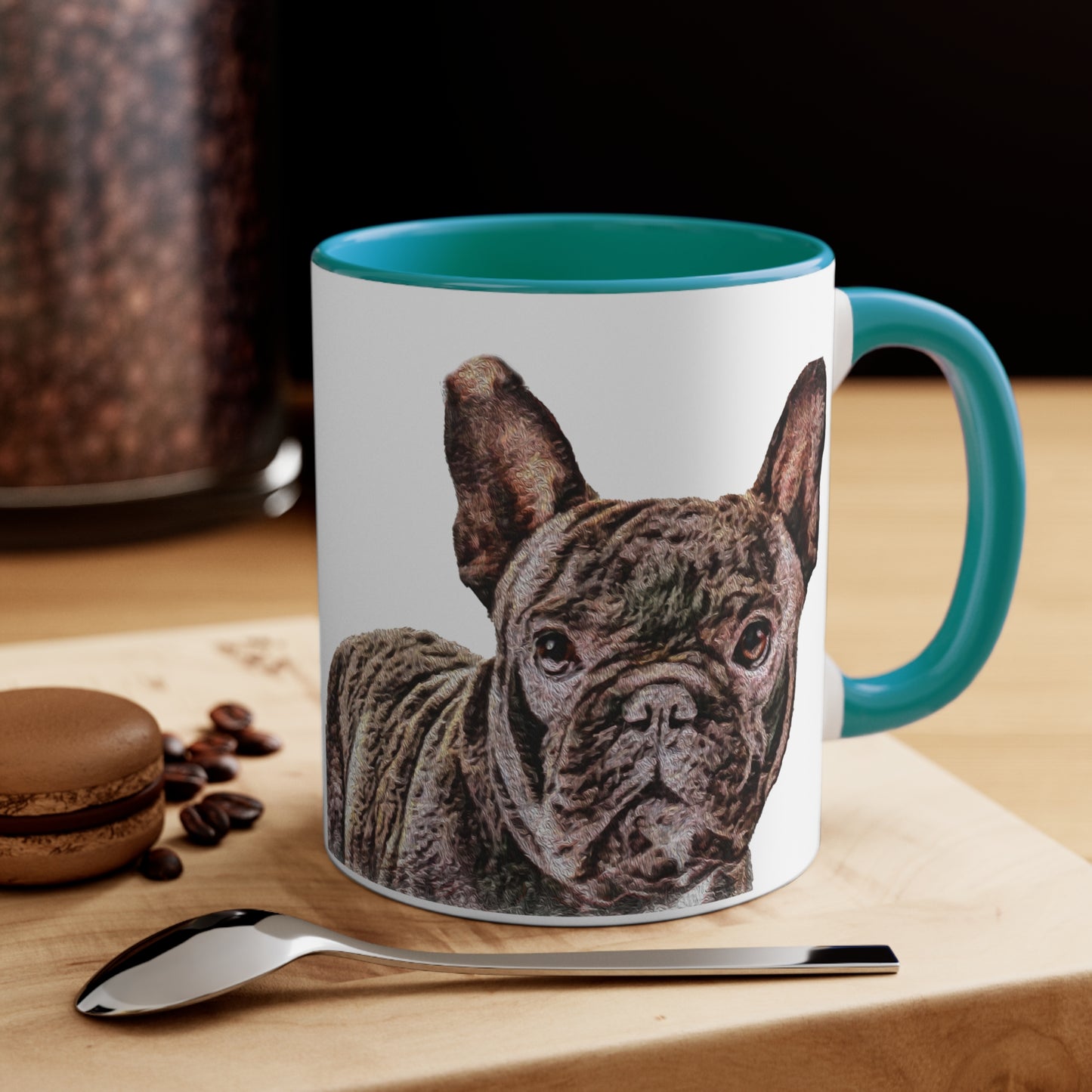 French Bulldog Accent Coffee Mug, 11oz