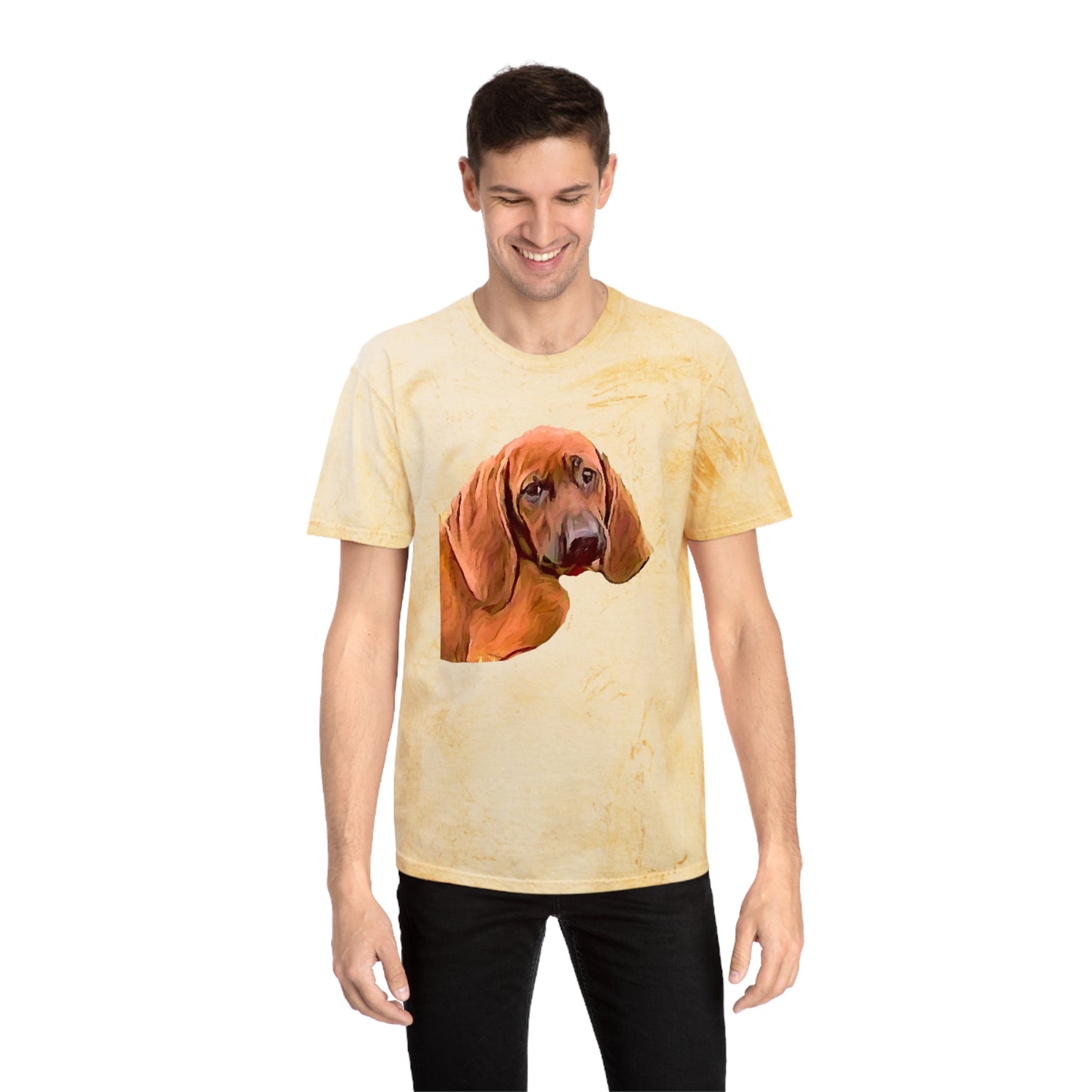 Redbone Coonhound Unisex Cotton Color Blast T-Shirt