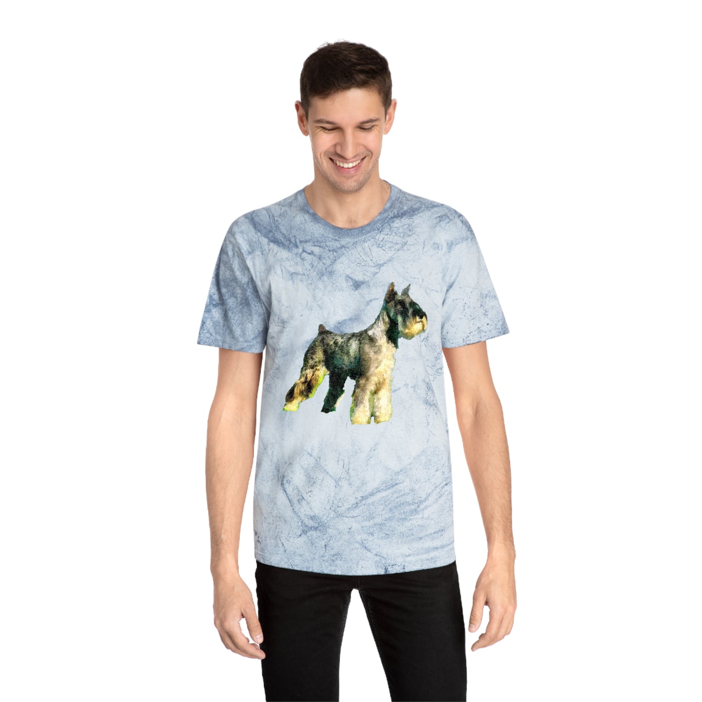 Schnauzer Unisex Cotton Color Blast T-Shirt