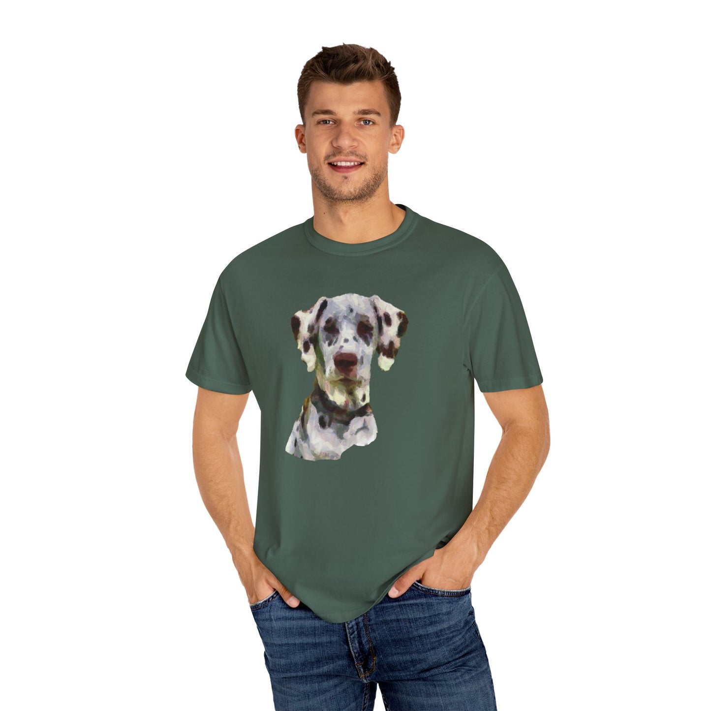 Dalmatian Unisex Relaxed Fit Garment-Dyed T-shirt