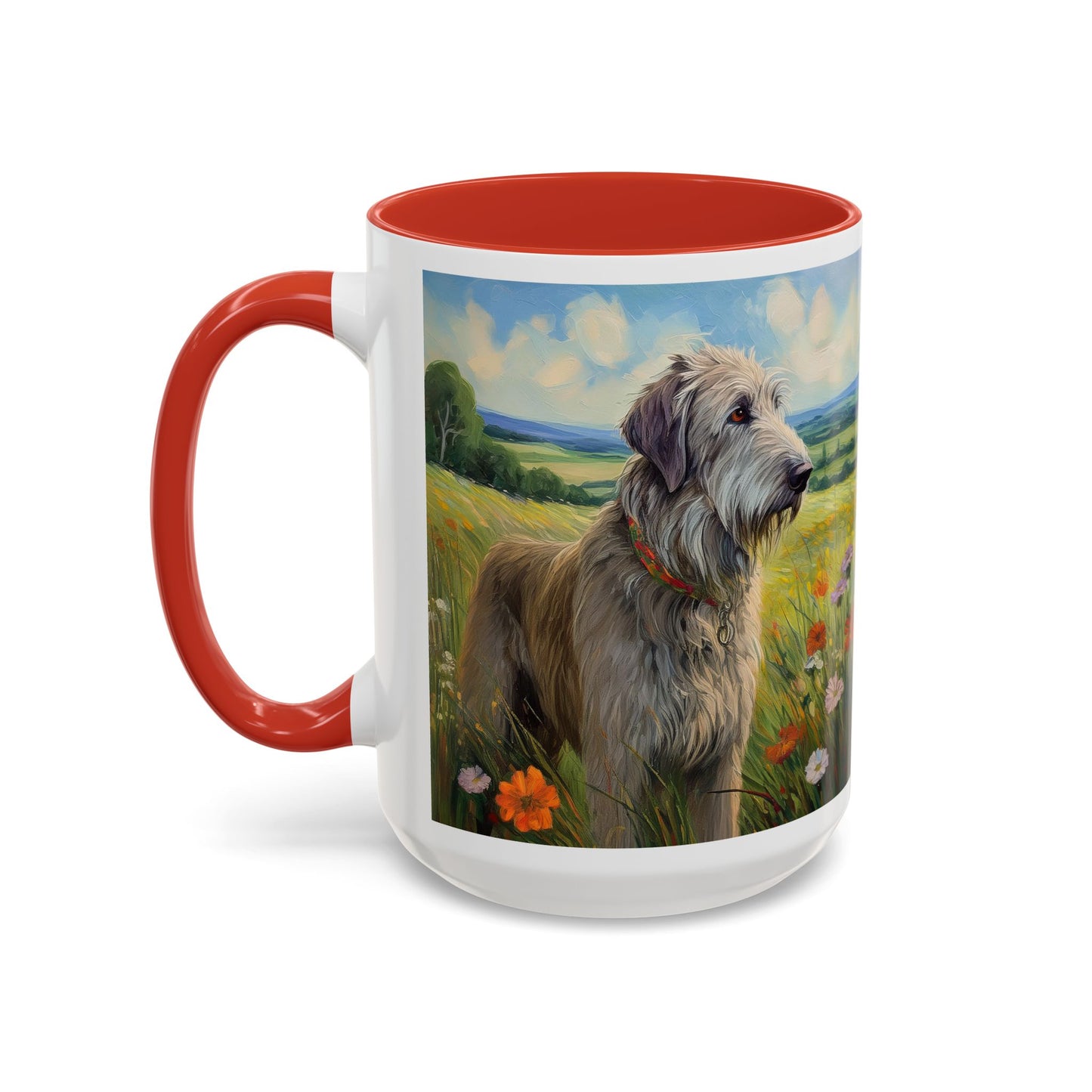 Irish Wolfhound Accent Coffee Mug - Majestic Brew Experience