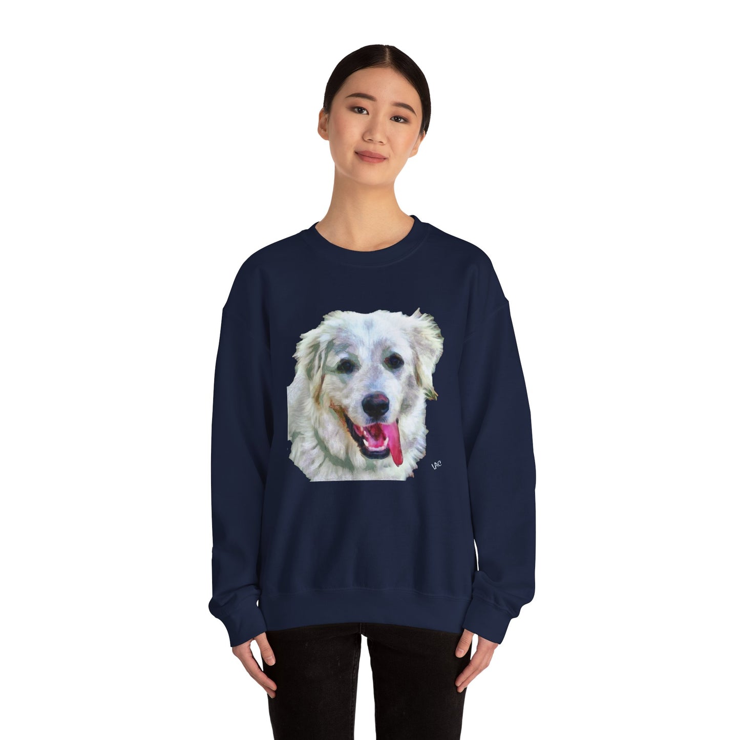 Great Pyrenees Unisex 50/50 Crewneck Sweatshirt