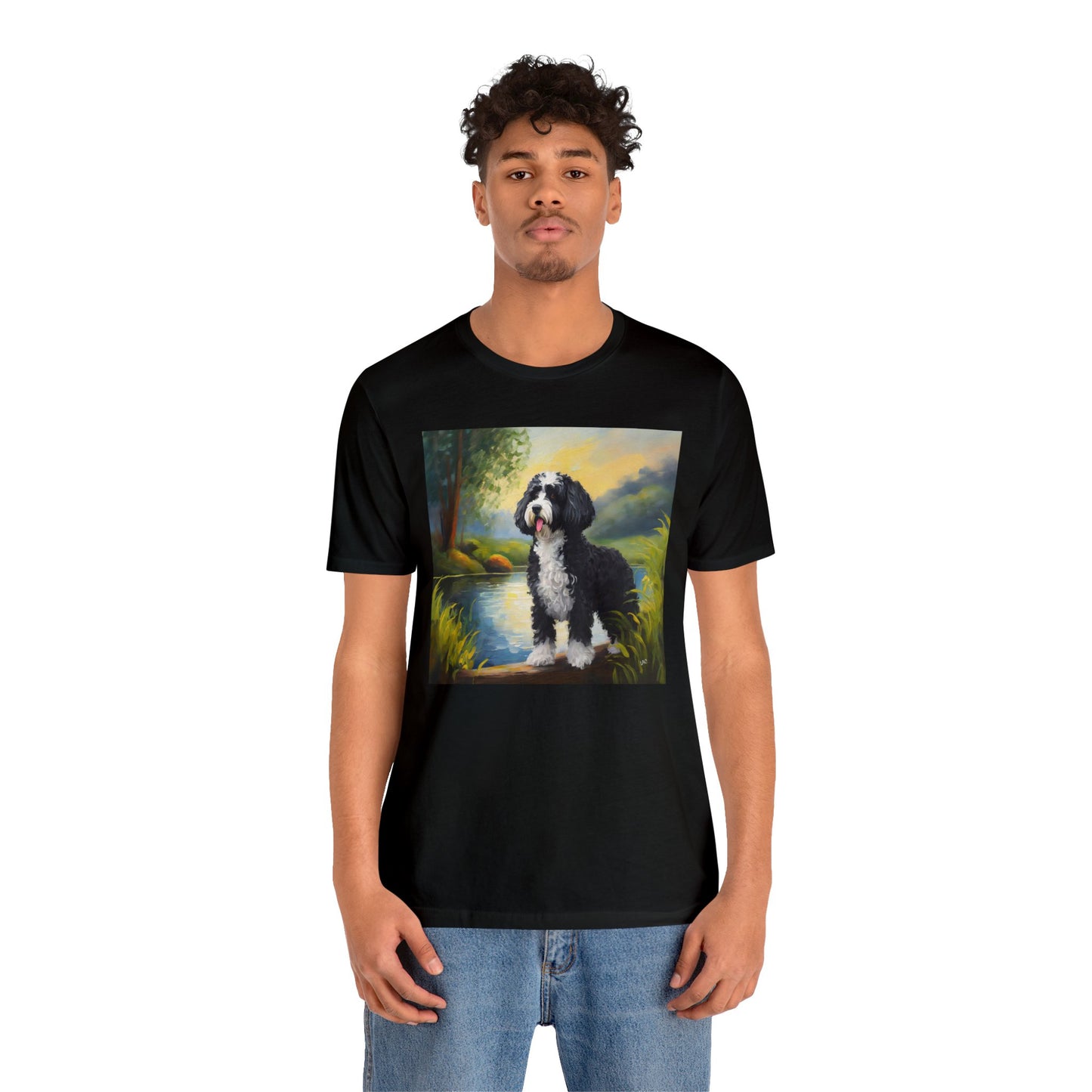 Portuguese Water Dog Jersey Short Sleeve Tee
