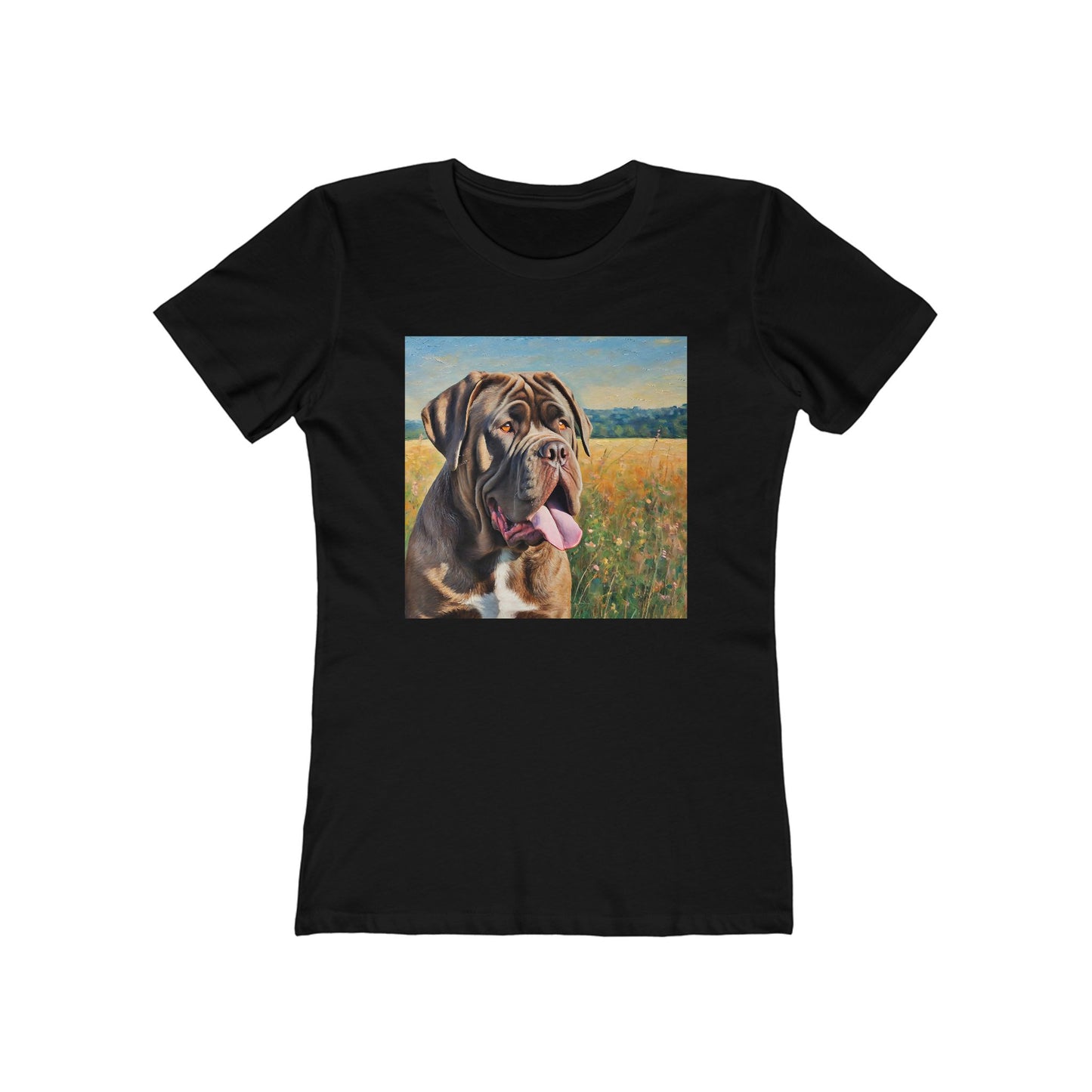 Neopolitan Mastiff Women's Slim Fitted Ringspun Cotton Tee