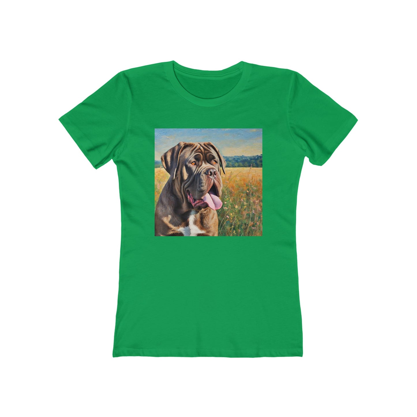 Neopolitan Mastiff Women's Slim Fitted Ringspun Cotton Tee