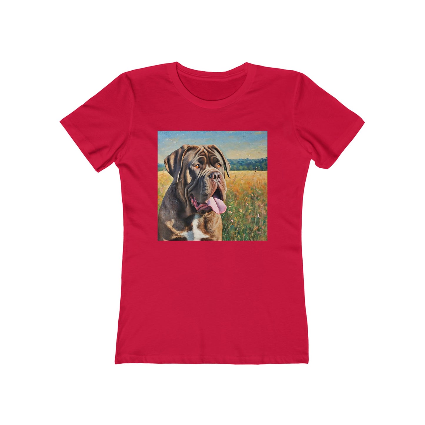 Neopolitan Mastiff Women's Slim Fitted Ringspun Cotton Tee