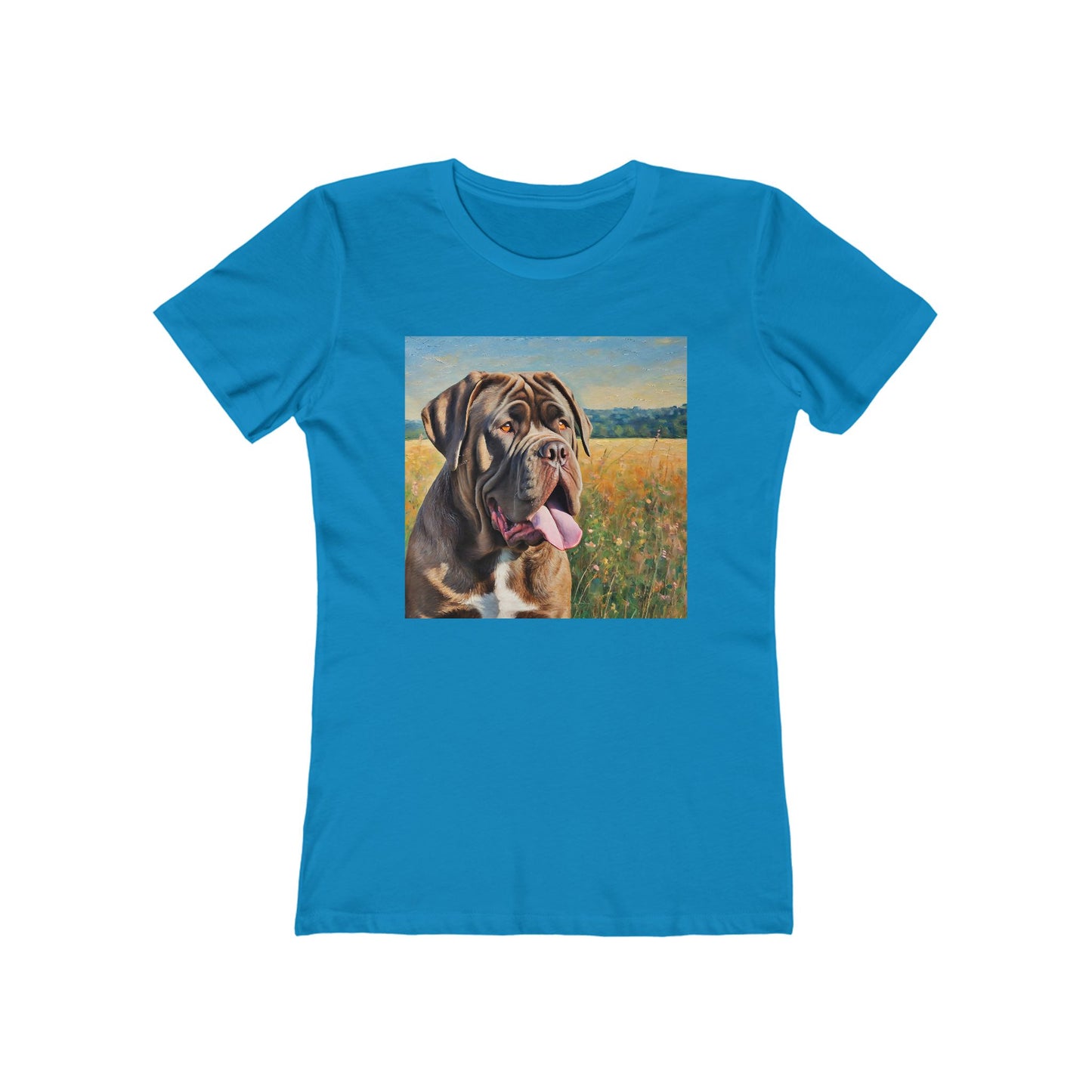 Neopolitan Mastiff Women's Slim Fitted Ringspun Cotton Tee