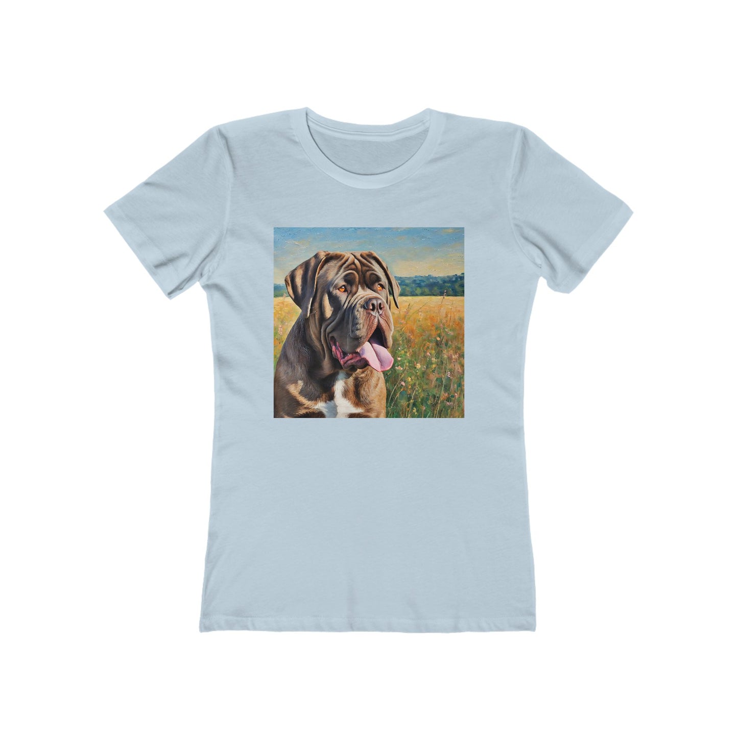 Neopolitan Mastiff Women's Slim Fitted Ringspun Cotton Tee