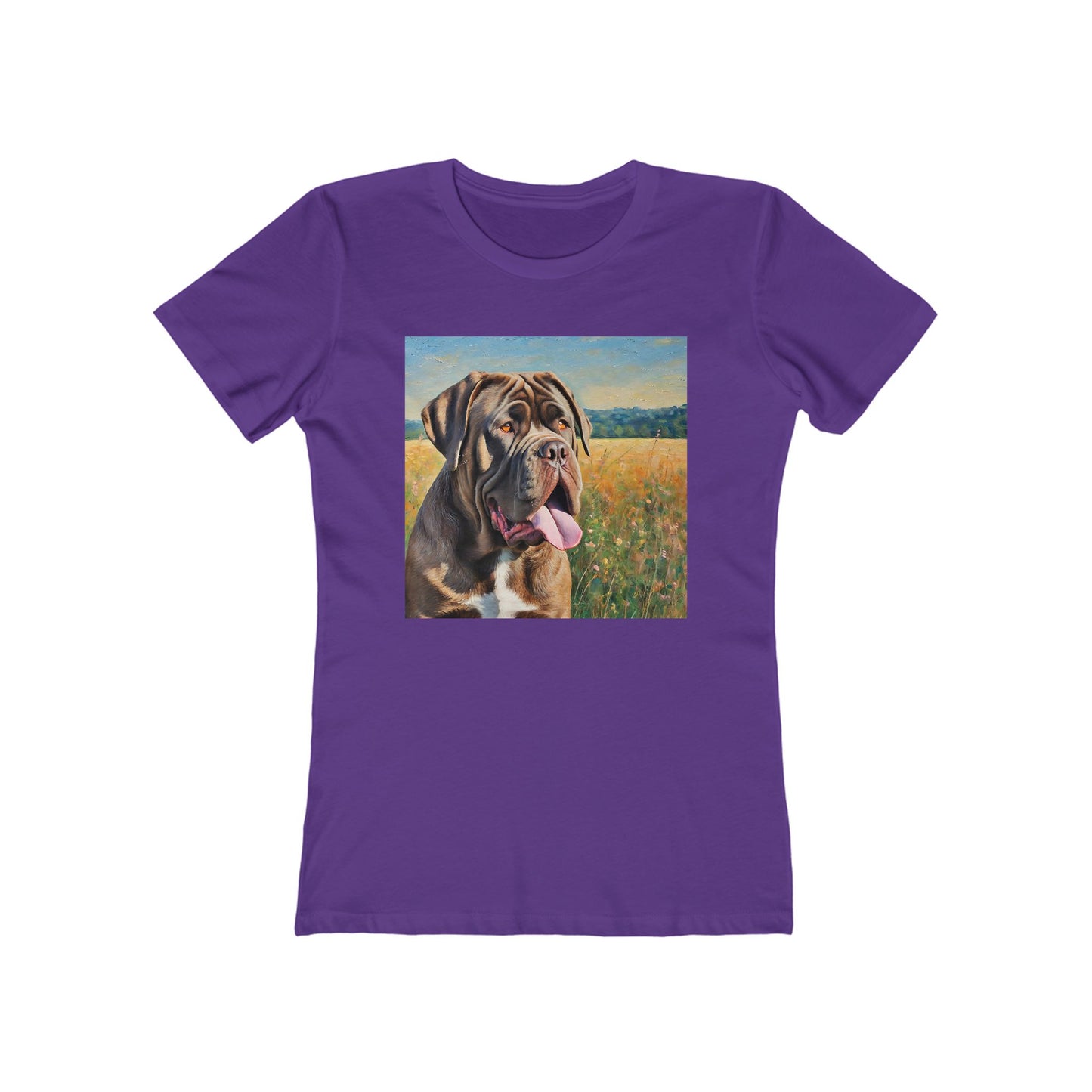 Neopolitan Mastiff Women's Slim Fitted Ringspun Cotton Tee