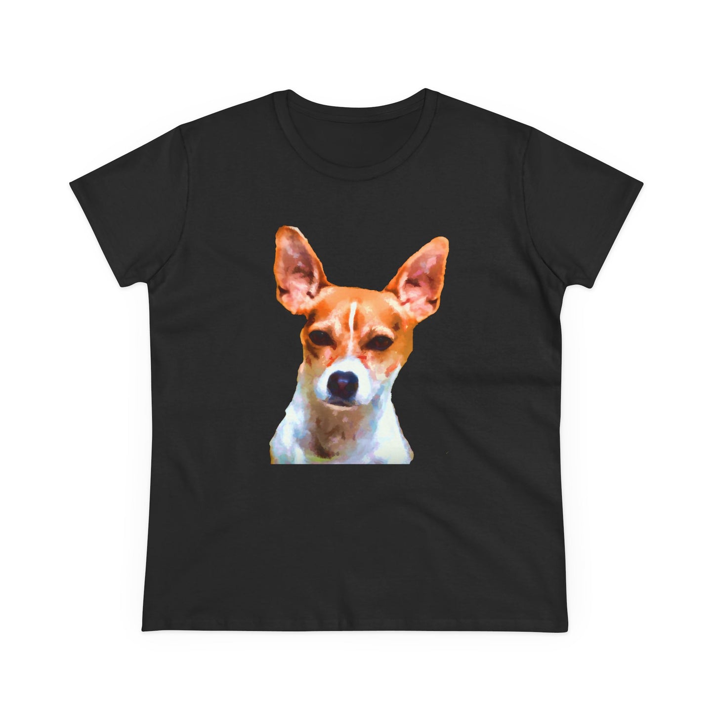 Rat Terrier Women's Midweight Cotton Tee