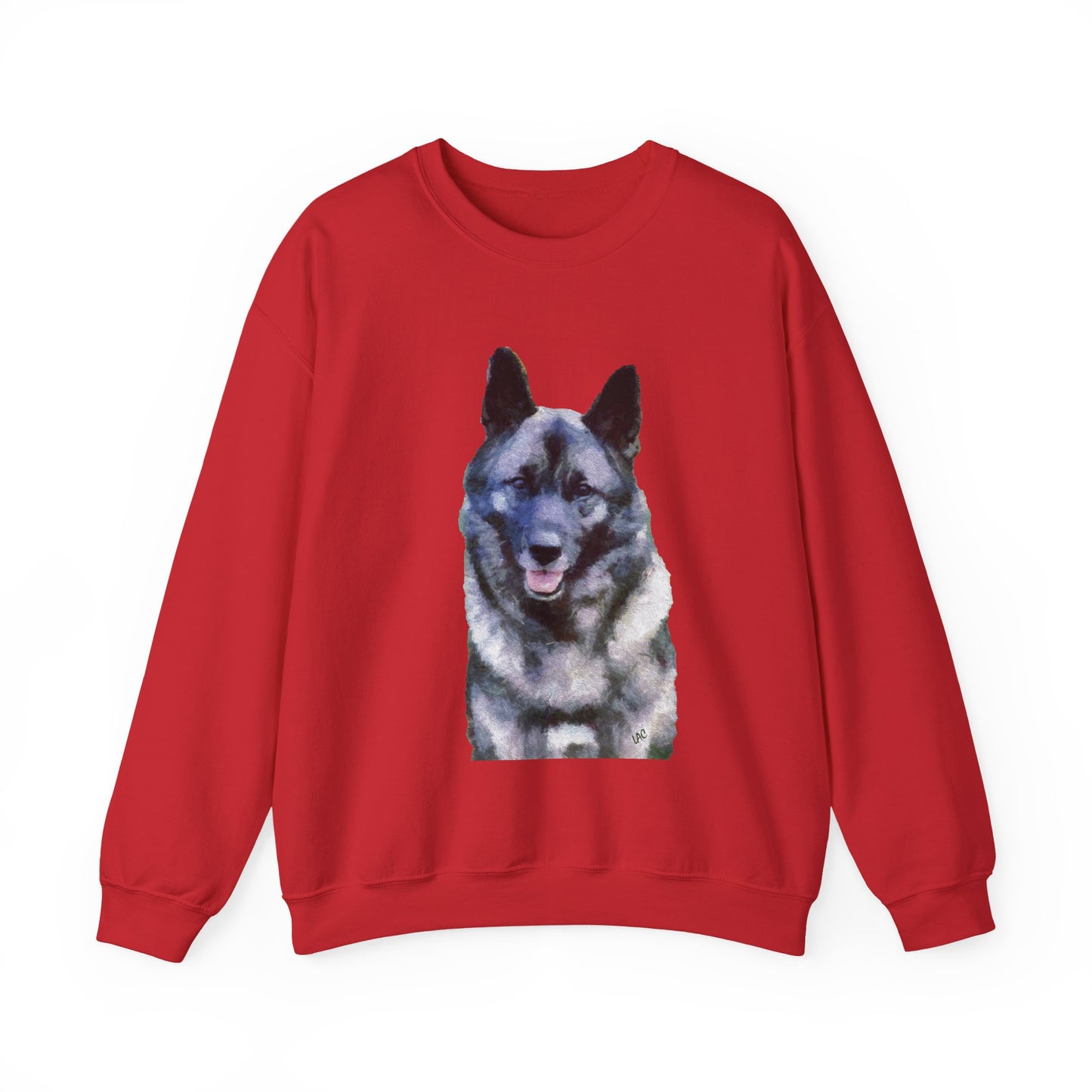 Norwegian Elkhound - Unisex 50/50 Crewneck Sweatshirt