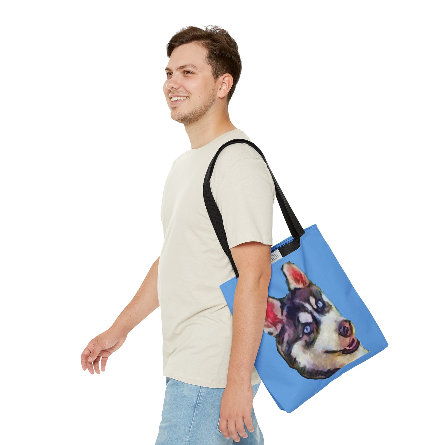Siberian Huskie 'Iditarod' AOP Tote Bag