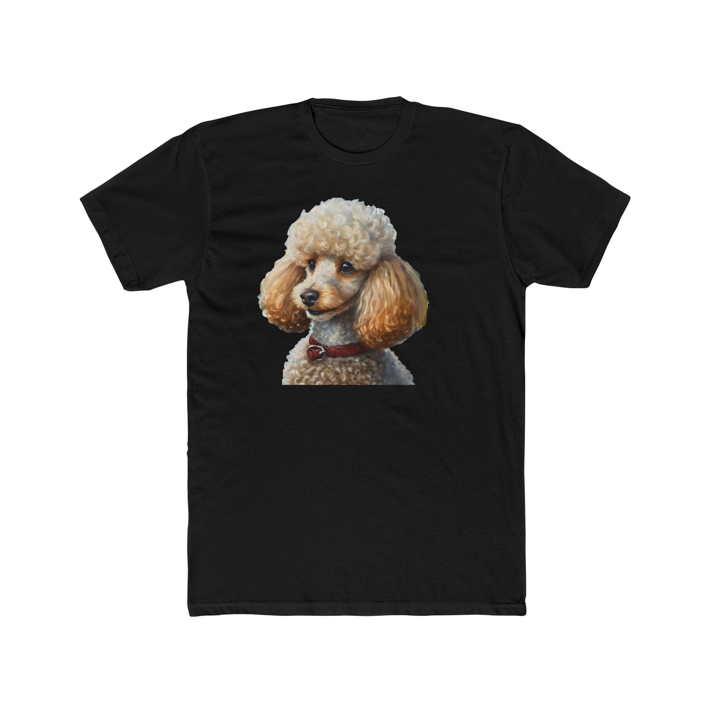 Standard Poodle. - Men's Fitted Cotton Crew Tee