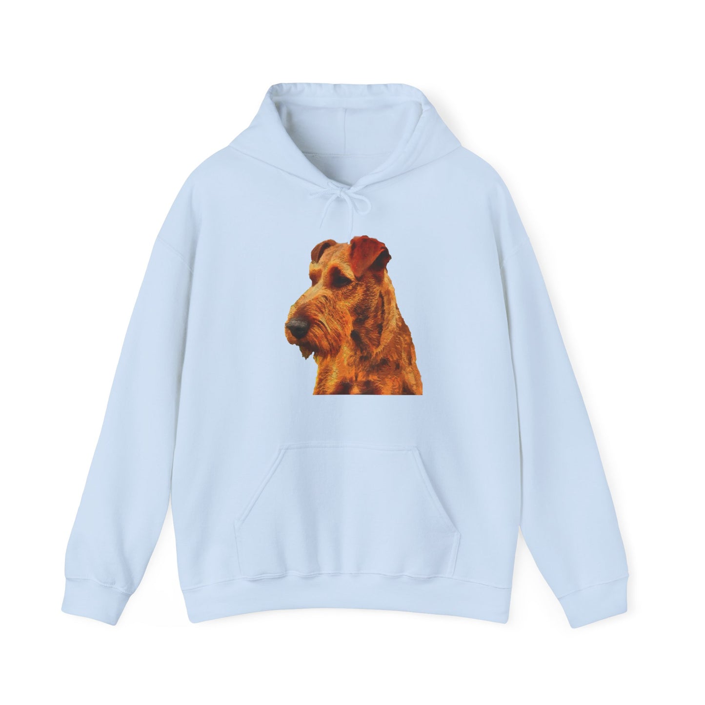 Irish Terrier 'Jocko' Unisex 50/50 Hoodie