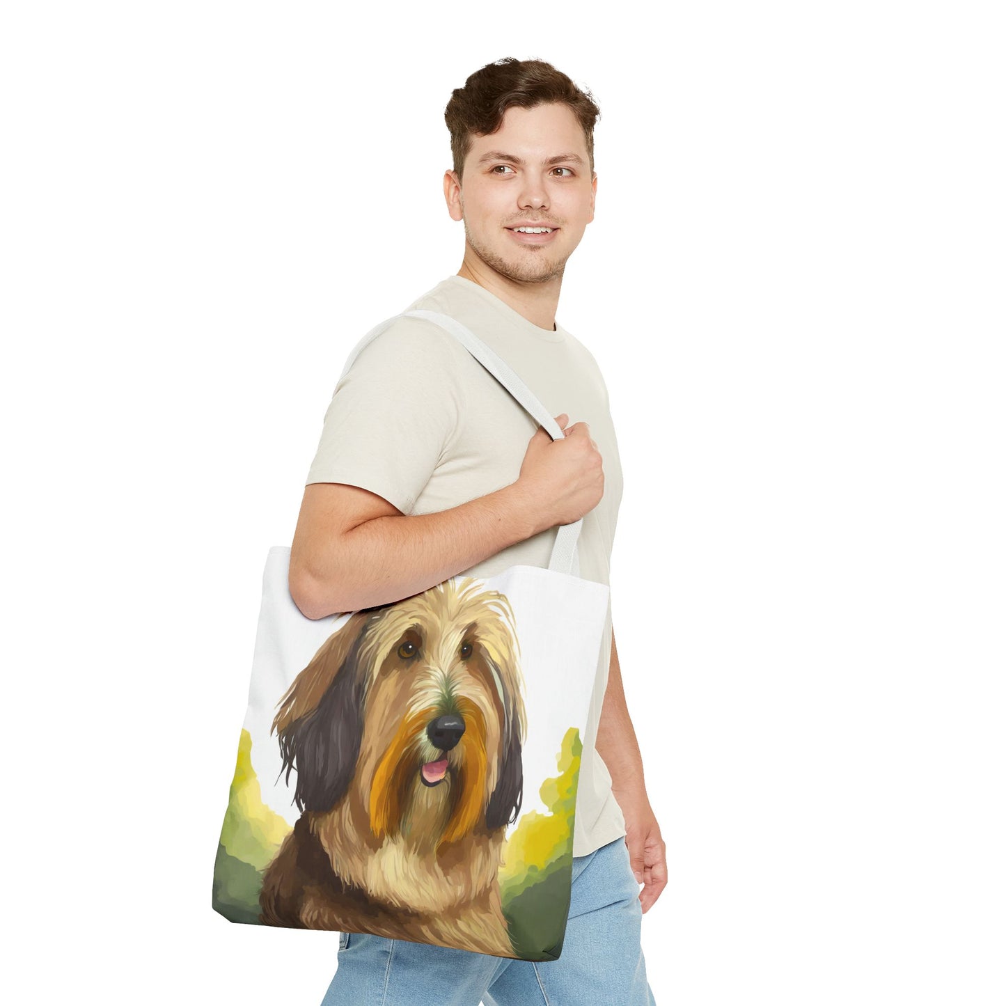 Bergamasco Sheepdog Tote Bag (AOP)