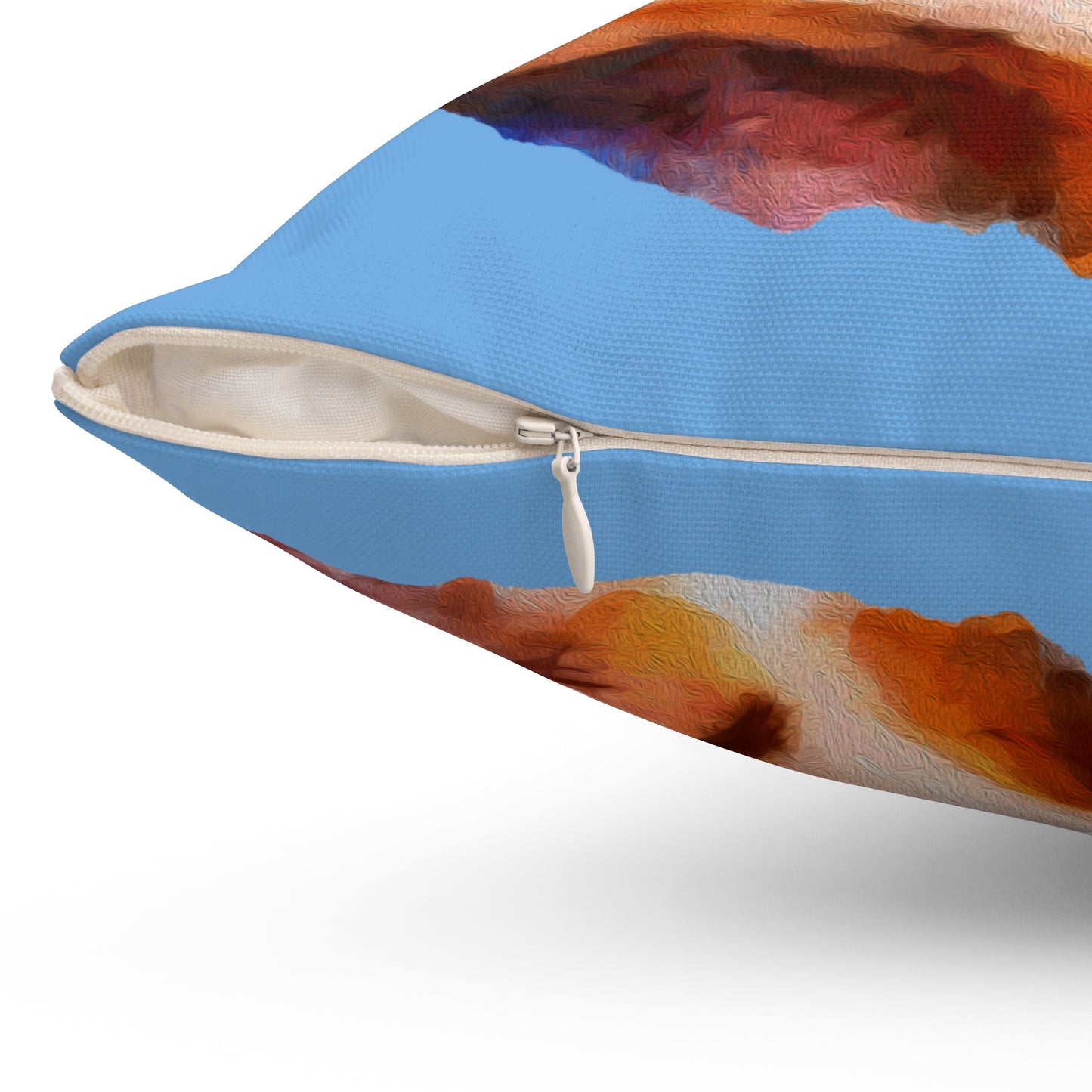 Smidget the Cat - Spun Polyester Throw Pillow
