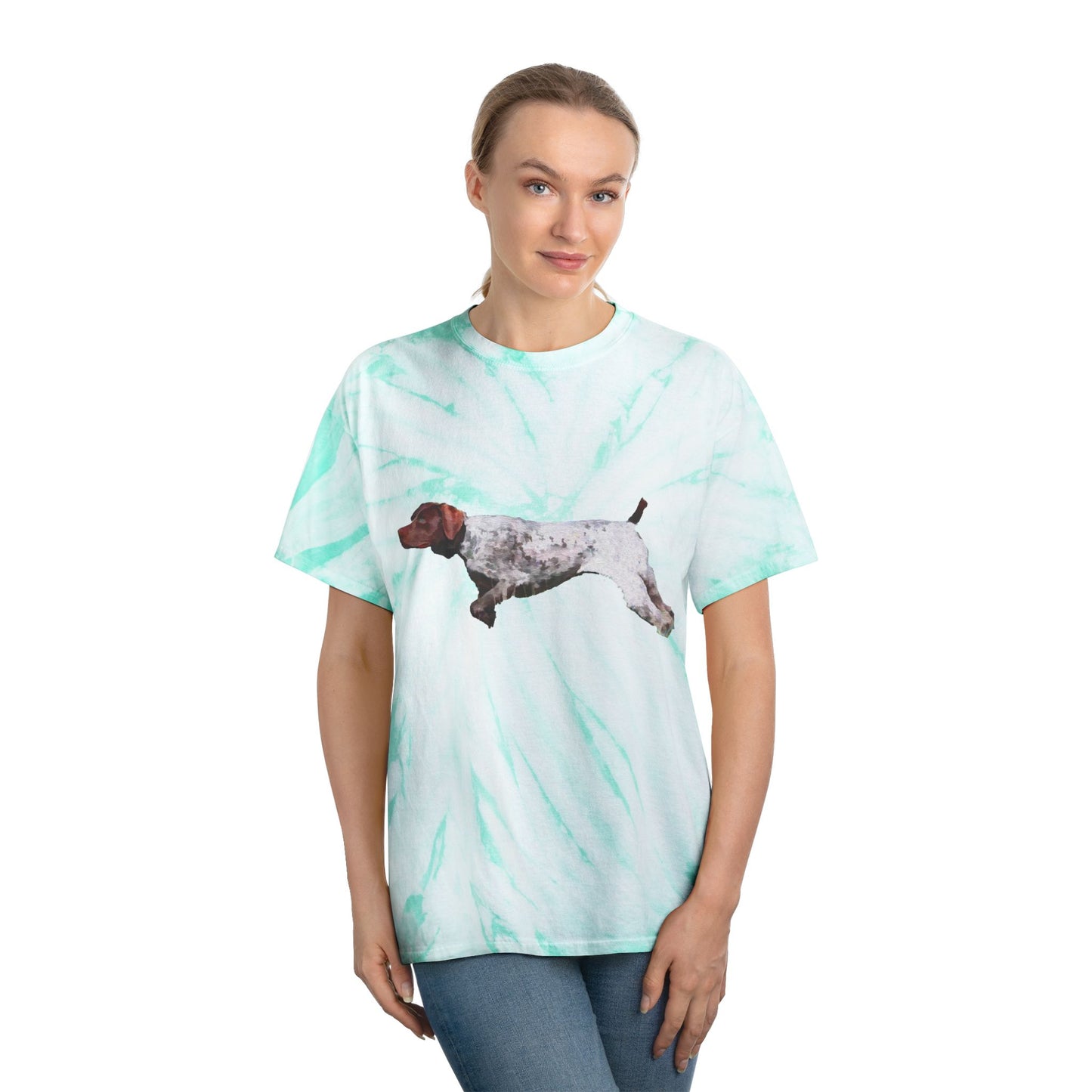 On Point German Shorthair Pointer Tie-Dye Tee
