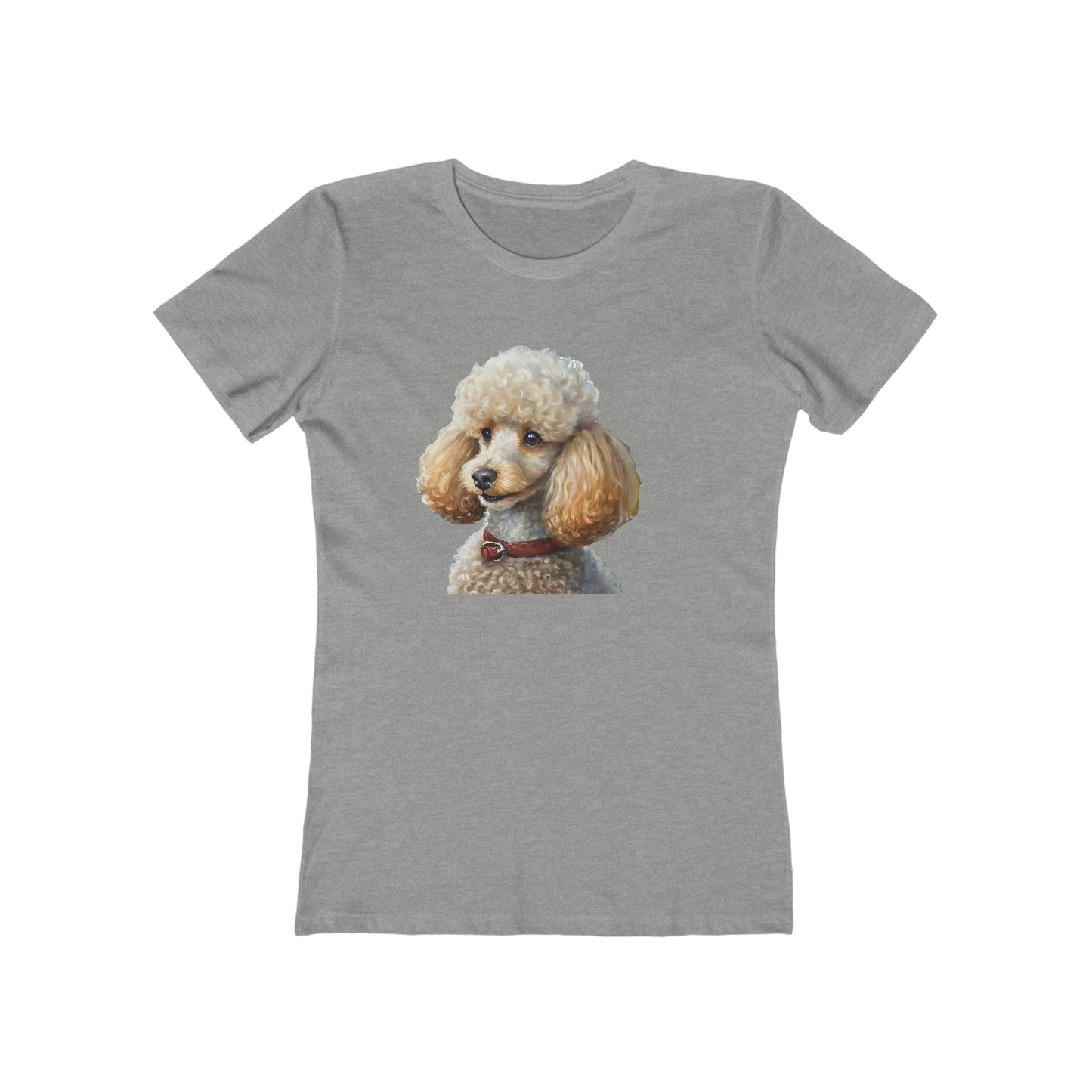 Standard Poodle #2 - Women's Slim Fit Ringspun Cotton Tee